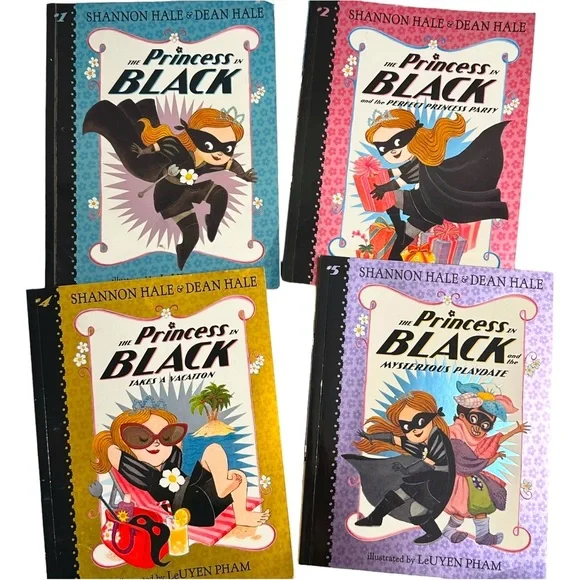 The Princess in Black Kids Book Series - Books 1, 2, 4, 5 - Picture 1 of 7